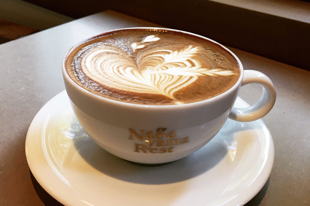 ナガヤマレストのコーヒー写真